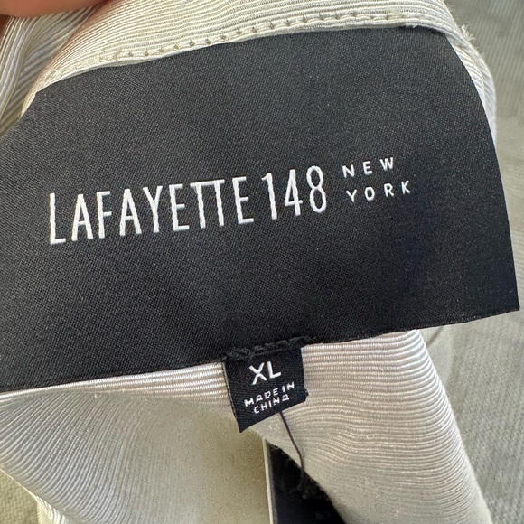 NWT Lafayette 148 New York Raffia Iridescent Open Front Jacket, size XL - Picture 2 of 8